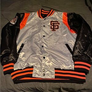 RARE SF giants jacket, two in one reversible, size XL, looks like new